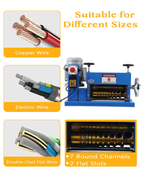 Automatic Wire Stripper Machine 0.06-1.5 Inch for Cable Recycling