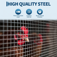 Garvee Hardware Cloth 1/2 Inch Chicken Wire Fencing, Hot-Dipped Galvanized, Garden Plant Supports, 4x100ft, Silver