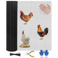 Garvee Hardware Cloth 1/2 Inch Chicken Wire Fencing, Hot-Dipped Galvanized, Garden Plant Supports, 4x100ft, Silver