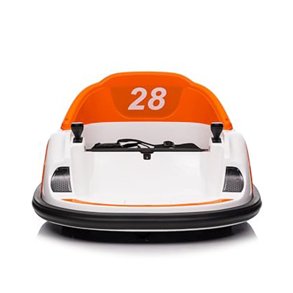 Garvee Ride - B Series: 12V Ride On Bumper Car for Kids Ride on Toy Gifts Toddlers Electric Bumping Car with Remote Control, Battery Display, 360 Degree Spin, LED Lights, Music, Orange