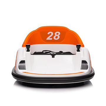 Garvee Ride - B Series: 12V Ride On Bumper Car for Kids Ride on Toy Gifts Toddlers Electric Bumping Car with Remote Control, Battery Display, 360 Degree Spin, LED Lights, Music, Orange