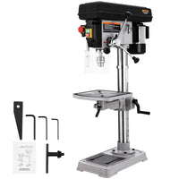 15 Inch Benchtop Drill Press with Safety Guard, 7.5 Amp 120V