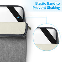 Garvee Durable 13-inch Laptop Sleeve - Compatible with MacBook, HP, Dell & More | Scratch-Proof, Waterproof, with Accessory Bag Grey