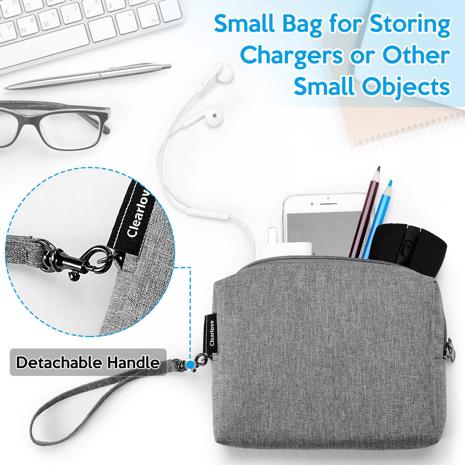 Garvee Durable 13-inch Laptop Sleeve - Compatible with MacBook, HP, Dell & More | Scratch-Proof, Waterproof, with Accessory Bag Grey