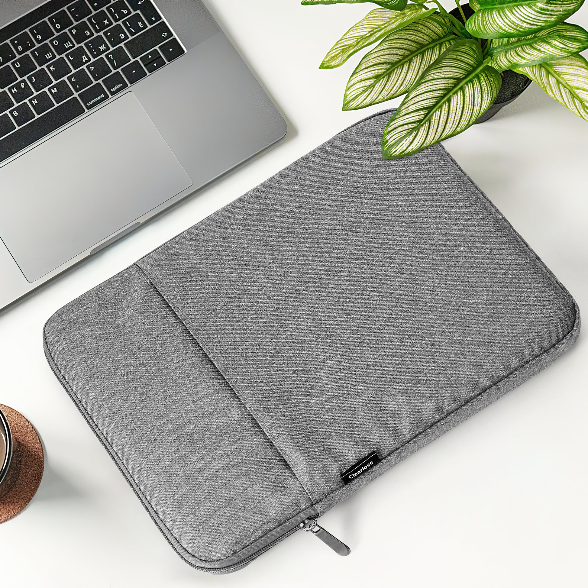 Garvee Durable 13-inch Laptop Sleeve - Compatible with MacBook, HP, Dell & More | Scratch-Proof, Waterproof, with Accessory Bag Grey