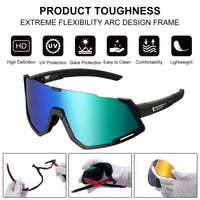 Garvee Polarized Sports Sunglasses for Men and Women