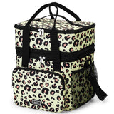 Garvee Insulated Lunch Box, Large Capacity Cooler Bag with Adjustable Strap, Water-Resistant Fabric Reusable Tote Bags, for Office Work, Picnic, School, Hiking and Beach