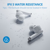 Garvee TWS HiFi Stereo Bluetooth 5.1 Earphones - Wireless, IPX5 Waterproof, Touch Control, Compatible with iPhone, Samsung, Huawei, Xiaomi