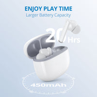 Garvee TWS HiFi Stereo Bluetooth 5.1 Earphones - Wireless, IPX5 Waterproof, Touch Control, Compatible with iPhone, Samsung, Huawei, Xiaomi