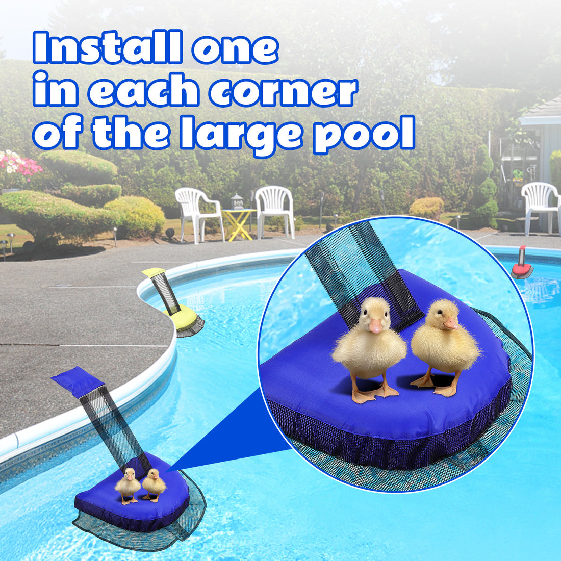 Garvee Small Animal Swimming Pool Escape Net 2pcs