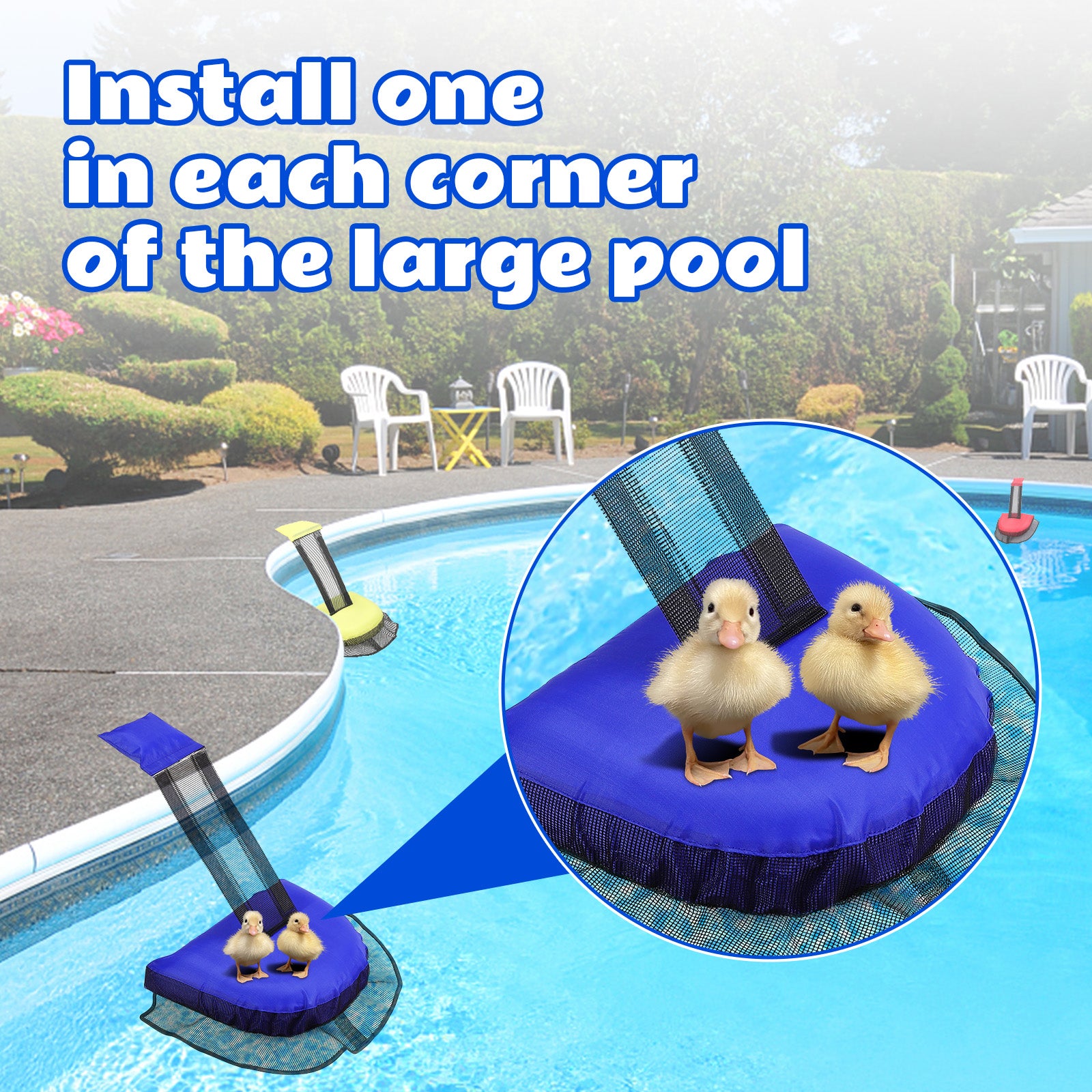 Garvee Small Animal Swimming Pool Escape Net 2pcs