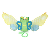 Garvee 300D 3D Butterfly Kids Backpack OneSize Green