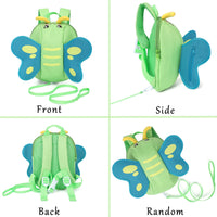 Garvee 300D 3D Butterfly Kids Backpack OneSize Green