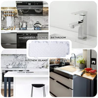 Garvee Silicone Faucet Mat, Draining Drying Pad Countertop Protector for Bathroom Kitchen Sinks, 2pcs