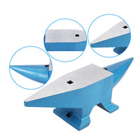 Garvee Cast Steel Anvil 132lbs Blacksmith Tool Durable High Hardness Polished Surface Drop-Forged Steel Metal Workshop Use