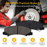 Garvee Premium Ceramic Disc Rear Brake Rotor Compatible With ACCORD TSX Rear Aluminum-Zinc Coating Rust Resistant