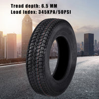 Garvee ST205/75D14 Trailer Tires, 6PR Load Range C, 14in Fuel-saving Designed Trailer Tires 205 75 14 for Travel/Camper/Landscape/Cargo/Utility/Boat/Horse/Farm/Hauler Trailer