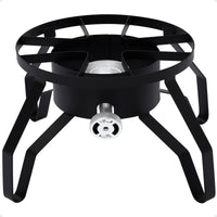 Garvee 14" Single Burner Propane Outdoor Stove - High Heat Portable Cooker for Home Brewing, Turkey Frying, Maple Syrup Preparation