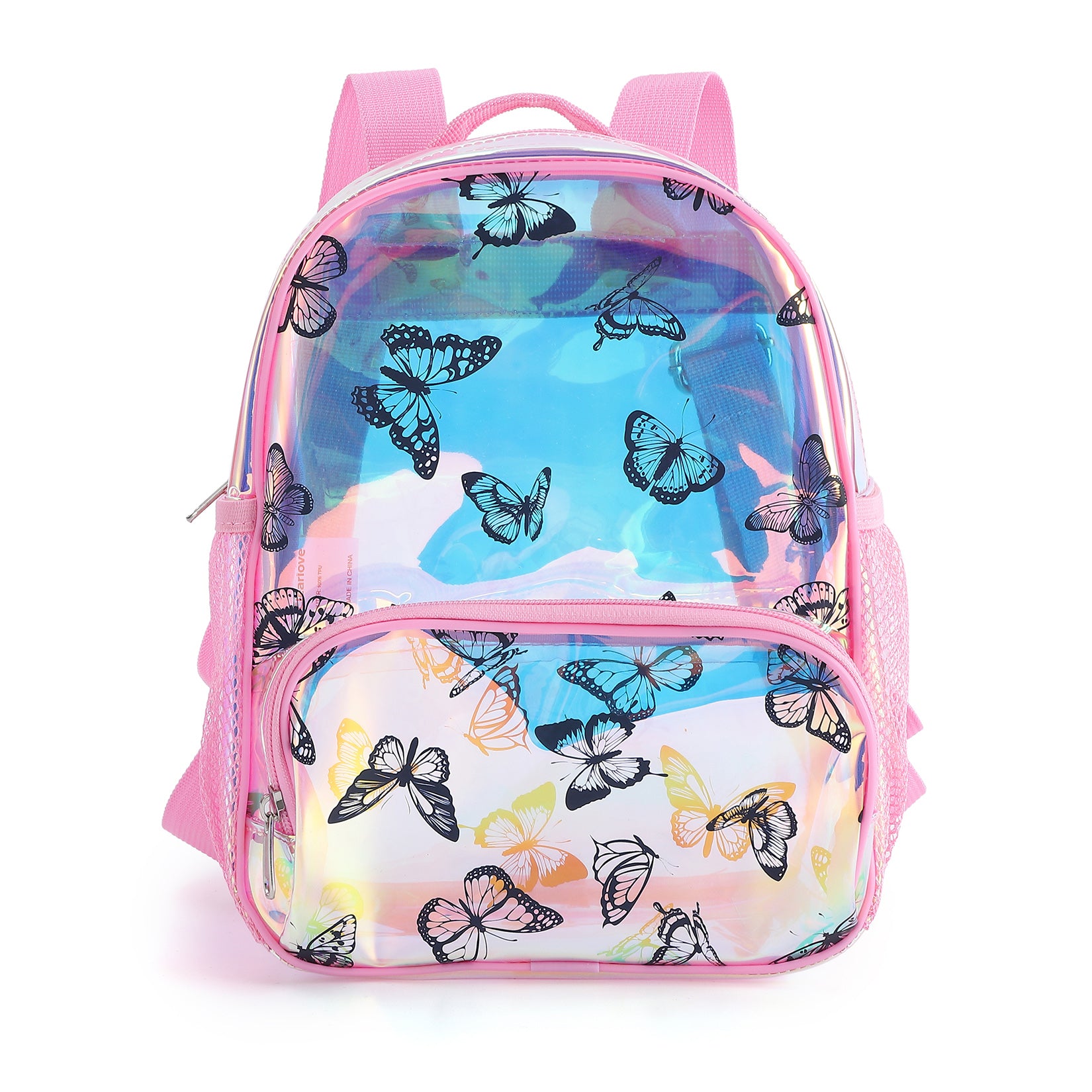 Garvee Transparent PVC/TPU Medium School Bag Fantasy Colors