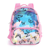 Garvee Transparent PVC/TPU Medium School Bag Fantasy Colors