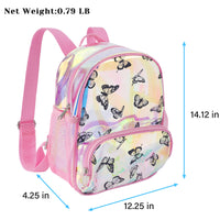 Garvee Transparent PVC/TPU Medium School Bag Fantasy Colors