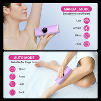 Gravee Laser Hair Removal for Men and Women, Painless Hair Removal Device, Safe and Long-lasting, Reduces Body and Facial Hair Growth, Salon-Level Results at Home