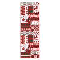 Garvee Christmas Runner Rug 2x8 Non-Slip Washable Soft Reindeer Snowflake Holiday Decor for Hallways Kitchen Entryway