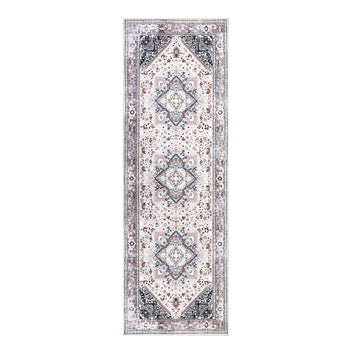 Garvee Bohemian Area Rug Runner 2x6 Hallway Runner Rug Non-Slip Washable Rug Runner Vintage Throw Kitchen Runner Rug Vintage Carpet Runner for Entryway Bedroom Foyer Bathroom,Pink