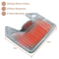 Garvee Heating Pad for Neck and Shoulders - 2.2lb Large Electric Fast Heating Pad for Pain Relief and Deep Pressure Therapy, 22"x19", UL Certified,