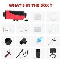 Garvee Diesel Air Heater 12V with 10L Tank & Muffler, Diesel Heater 3KW, Diesel Parking Heater with LCD Thermostat Monitor & Remote Control for Trucks, Trailer, Boat and Motor-Home