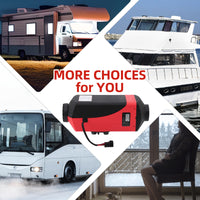 Garvee Diesel Air Heater 12V with 10L Tank & Muffler, Diesel Heater 3KW, Diesel Parking Heater with LCD Thermostat Monitor & Remote Control for Trucks, Trailer, Boat and Motor-Home