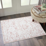 Garvee 2x3 Rug Entry Rug Washable Rugs Boho Rug Non Slip Small Rugs Door Mat Throw Rugs Bathroom Rugs Oriental Rug Carpet for Bedroom Stain Resistant Entryway Rugs Indoor Rug 2'x3' Pink - Pink