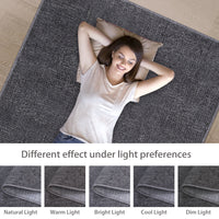 Garvee Area Rug 2x3 Modern Solid Small Washable Rug Chenille Front Door Doormat Indoor Foldable Floor Cover Entryway Door Mat Boho Non-Slip Welcome Mat for Living Room Bedroom Bedside Dark Grey