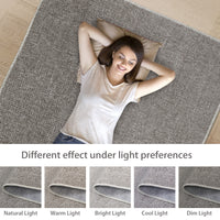 Garvee Area Rug 2x3 Modern Solid Small Washable Rug Chenille Front Door Doormat Indoor Foldable Floor Cover Entryway Door Mat Boho Non-Slip Welcome Mat for Living Room Bedroom Bedside Khaki