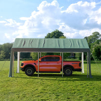 Garvee Heavy Duty 13x20 ft Carport with Reinforced Frame, UV-Resistant Waterproof PE, Large Space, Easy Setup, Portable Garage for Full-Size Pickup & Boats