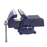 Garvee 6" Bench Vise 2-in-1 Multi-Jaw 360° Swivel Base Heavy Duty Iron Powder Coated Secure Clamp for Workshop Home Use - 
