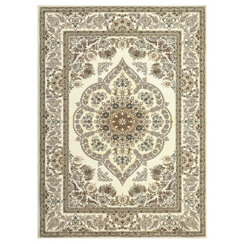 Garvee Washable Runner Rugs 2x6 Non Slip Vintage Floral Runners for Hallways, Low Pile Stain Resistant Oriental Medallion Kitchen Mats for Floor, Foldable Bathroom Rugs for Bedroom, Entryway, Yellow