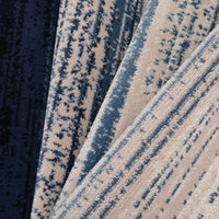 Garvee Modern Blue Geometric Area Rug 9x12 - Low Pile, Non-Slip - Durable Polypropylene, Jute Backing - Living Room, Bedroom, Dining Room