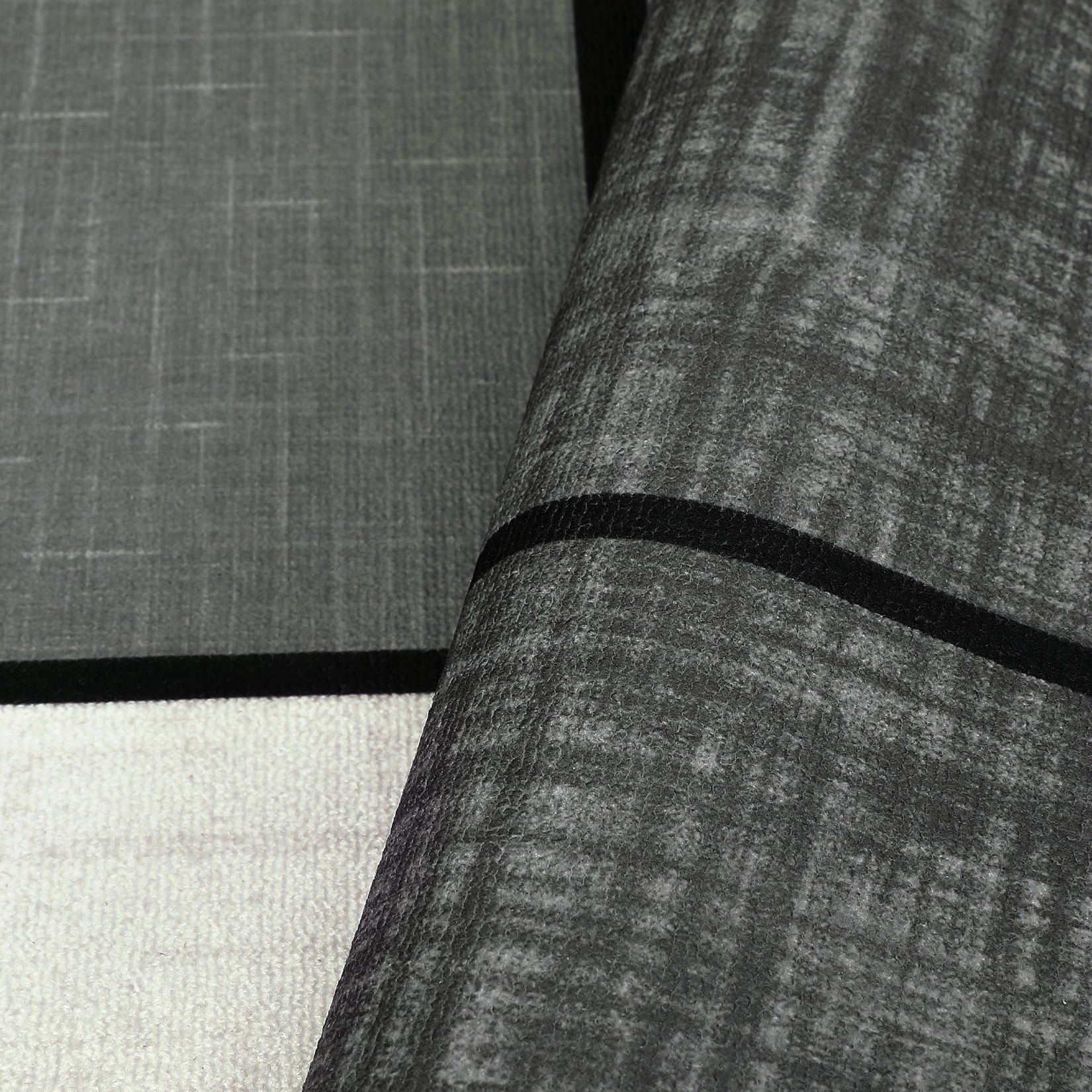 Garvee Runner Rug for Hallway Machine Washable Rugs 2x6 Rug Runner Geometric Modern Rug Entry Rug Non Slip Rug for Bedroom Soft Rug Stain Resistant Floor Mats Classroom Office Rug Grey 2'x6'