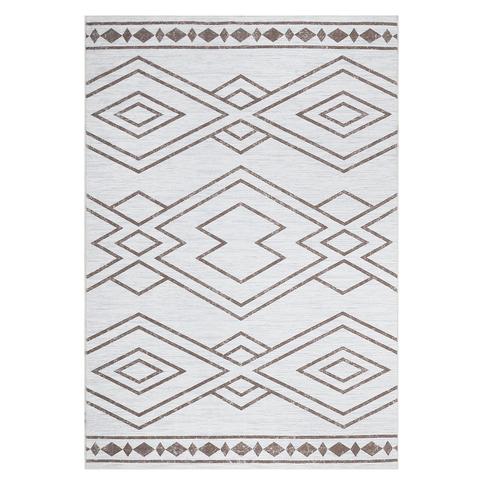 Garvee Rugs Alfombras Geometric Moroccan 8x10 Rug for Living Room Large Rug Modern Boho Area Rug for Bedroom Farmhouse Soft Rug Non-Slip Low Pile Indoor Area Rug for Nursery Dining Room