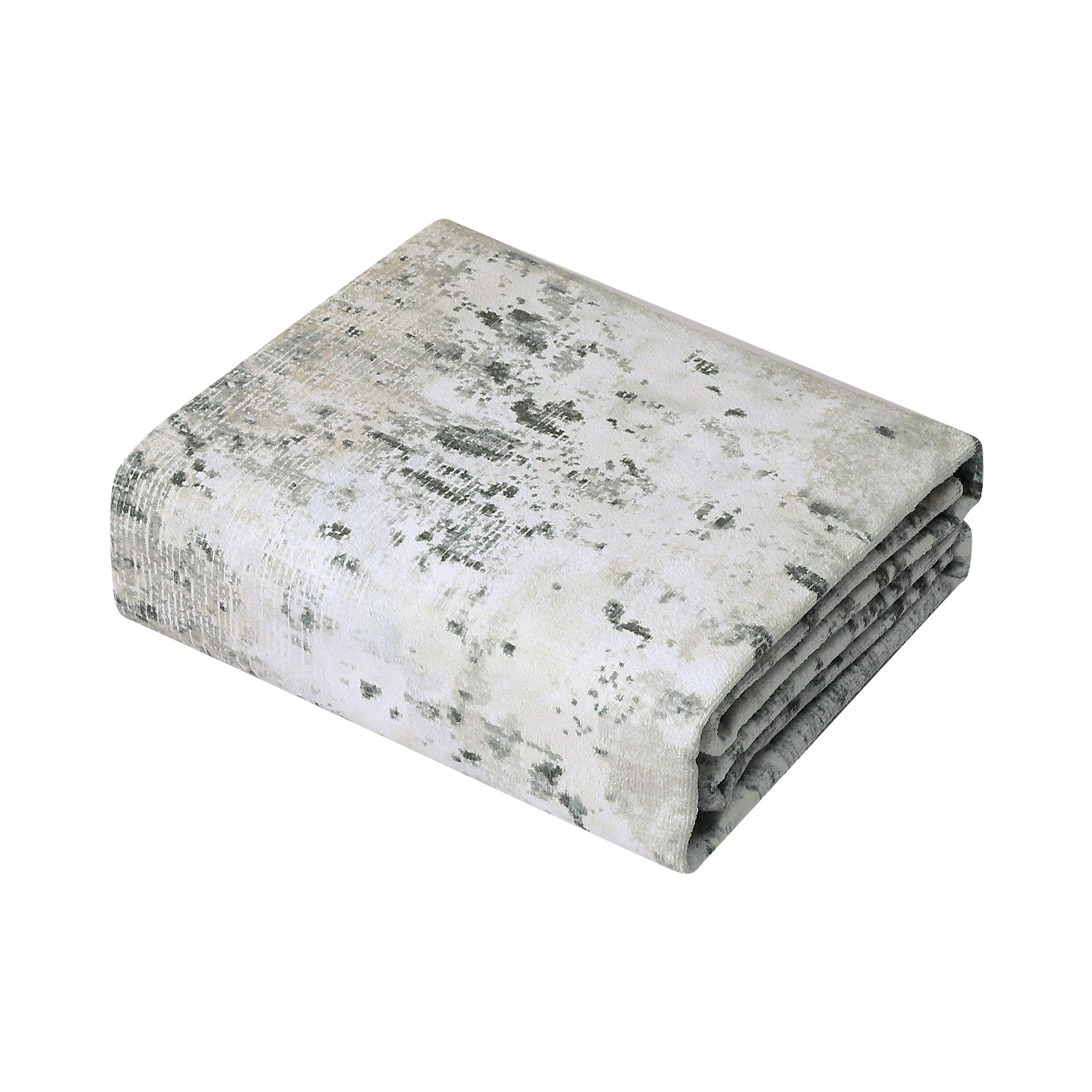 Garvee Abstract Grey-Green 3x5 Living Room Rugs, Modern Washable Bedroom Carpet Distressed Rug Contemporary Colorful Rugs for Office Vintage Rug Low Pile Area Rugs Indoor Floor Cover