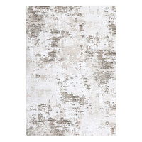 Garvee Abstract Taupe 5x7 Machine Washable Modern Rug Distressed Floor Mat Indoor Soft Floor Cover Low Pile Living Room Rug Non-Shedding Foldable Washable Throw Carpet Non Slip Bedroom Thin Rug Taupe