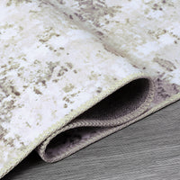 Garvee Abstract Taupe 2x8 Modern Runner Rugs Entryway Rug Runner Contemporary Distressed Hallway Runners Soft Kitchen Mat Non Slip Foldable Floor Cover Washable Rug Indoor Living Room Bedroom Dining