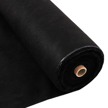 4'x300' black 5.8oz premium landscape fabric, heavy-duty weed barrier for gardens. 