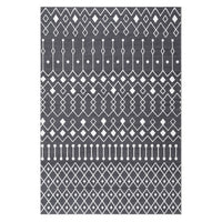Garvee Geometric Washable Area Rug 9x12 | Modern Low Pile | Non-Slip | Polyester | Living Room, Bedroom, High-Traffic Areas