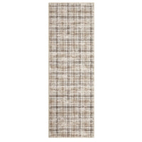 Garvee Washable Runner Rug 2x10 - Non Slip, Stain Resistant - Pearl Velvet Soft, Tartan Plaid - Machine Washable, Durable - Kitchen, Bedroom, Entryway