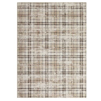 Garvee Entryway Rug 3x5 Washable Non Slip Rubber Backing Soft Low Pile Tartan Plaid Stain Resistant Farmhouse Bedroom Living Room Office