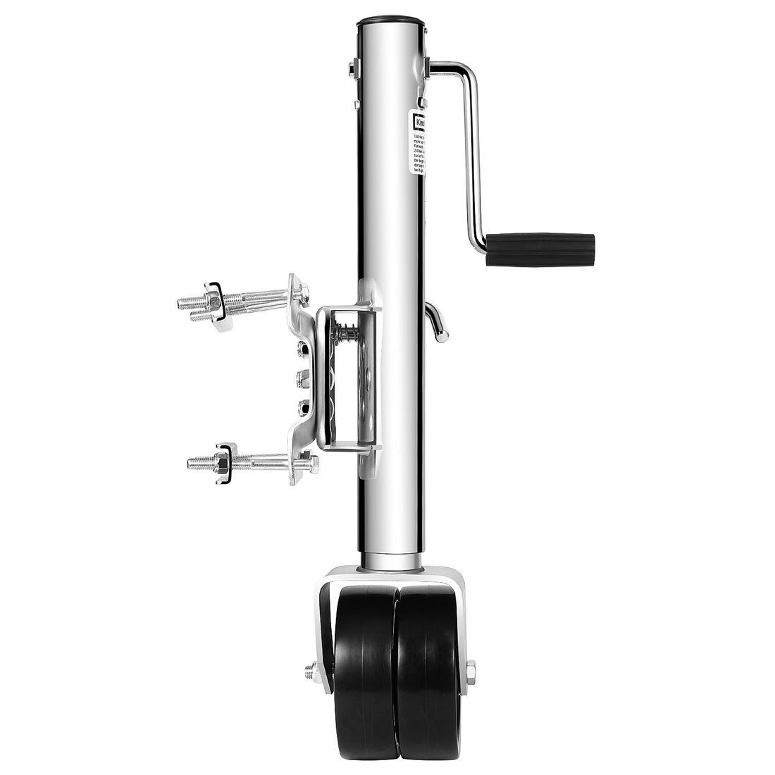 6-inch Dual Wheels Trailer Jack, 13" Lift Heavy Duty, 1500 lbs Trailer Jack for RV, Boat, Trailer and More