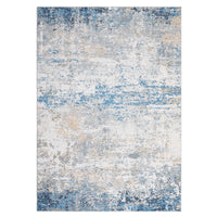 Garvee Living Room Area Rugs Grey Blue 8x10 Abstract Machine Washable Rugs Ultra-Thin Non Slip Bedroom Rugs Modern Printed Distressed Carpet for Dining Room Office Kitchen Playroom Floor Decor