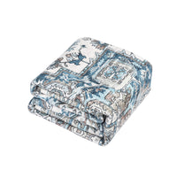 Garvee Area Rug for Living Room, 5x7 Machine Washable Vintage Rug Carpet for Bedroom Dinning Room, Distressed Area Rug Indoor Non Slip No Pile, Blue Green